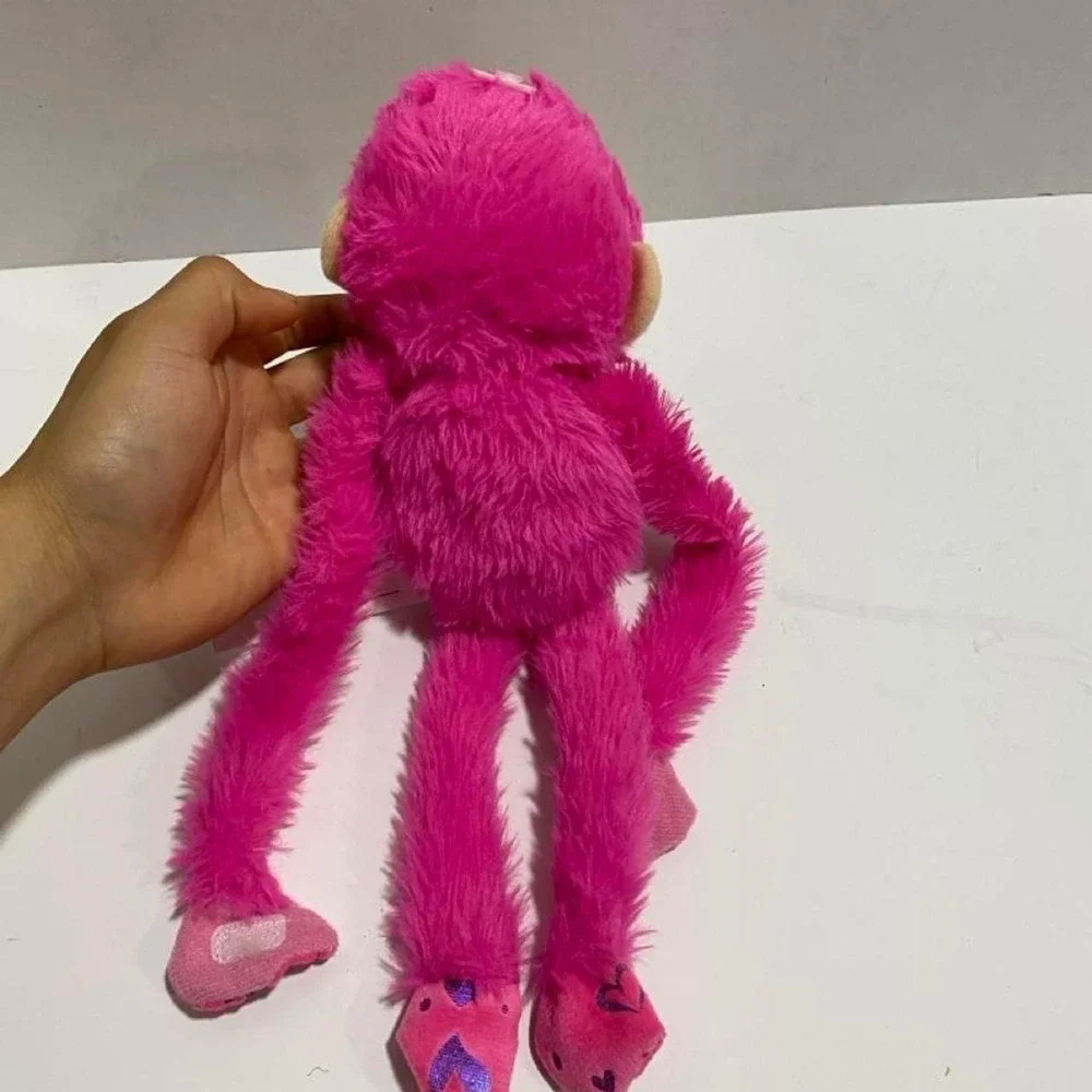Pink Plush hanging monkey 12